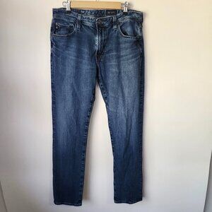 AG Adriano Goldschmied Everett Slim Straight Jeans Men’s 33x32 Denim